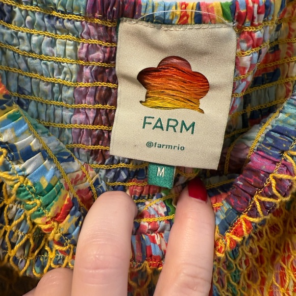 FARM Rio Multi-color Smocked Mini Dress - Picture 6 of 14